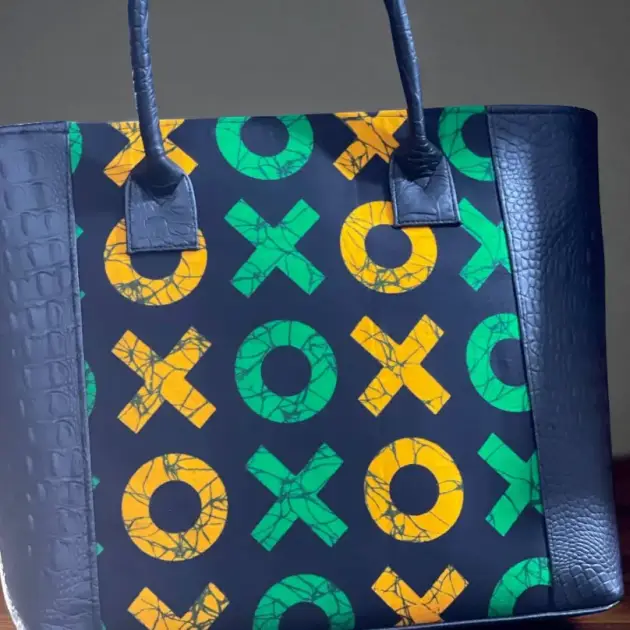 African Wax Print Handbag